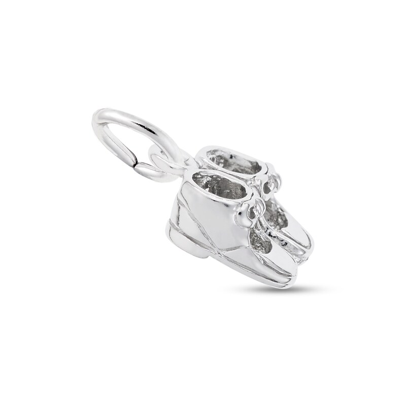 Main Image 2 of Rembrandt Charms® Baby Booties in Sterling Silver