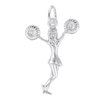 Thumbnail Image 0 of Rembrandt Charms® Cheerleader in Sterling Silver