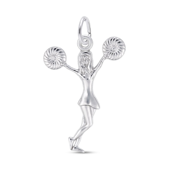 Rembrandt CharmsÂ® Cheerleader in Sterling Silver
