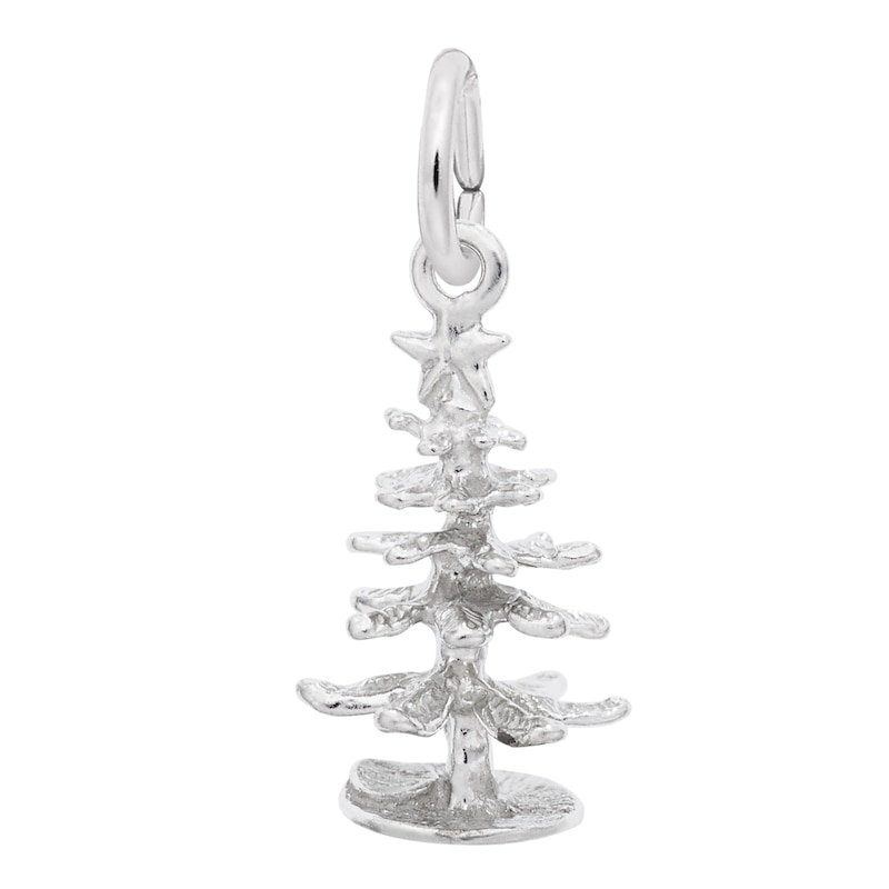 Main Image 1 of Rembrandt Charms® Christmas Tree in Sterling Silver
