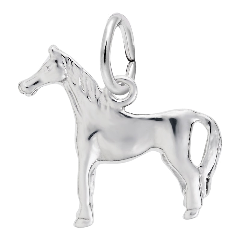 Main Image 1 of Rembrandt Charms® Horse in Sterling Silver
