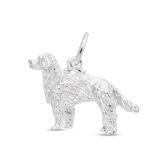 Rembrandt Charms® Golden Retriever in Sterling Silver