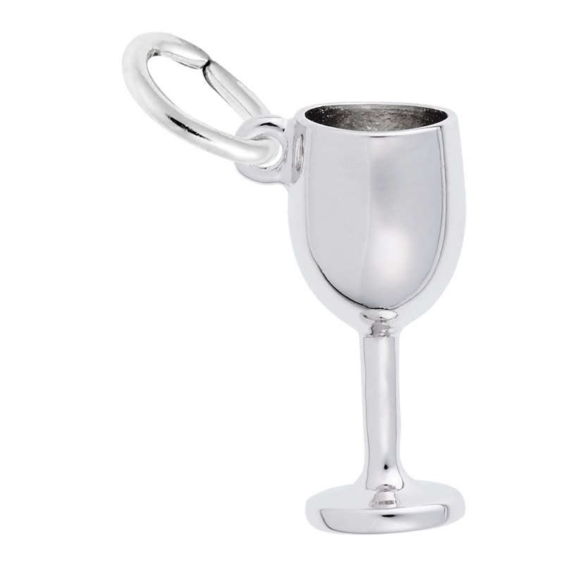 Main Image 1 of Rembrandt Charms® Wine Glass in Sterling Silver