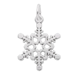 Rembrandt Charms® Snowflake in Sterling Silver