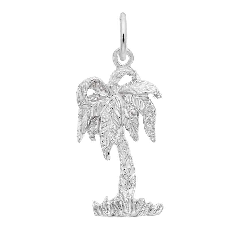 Main Image 1 of Rembrandt Charms® Leafy Palm Tree in Sterling Silver