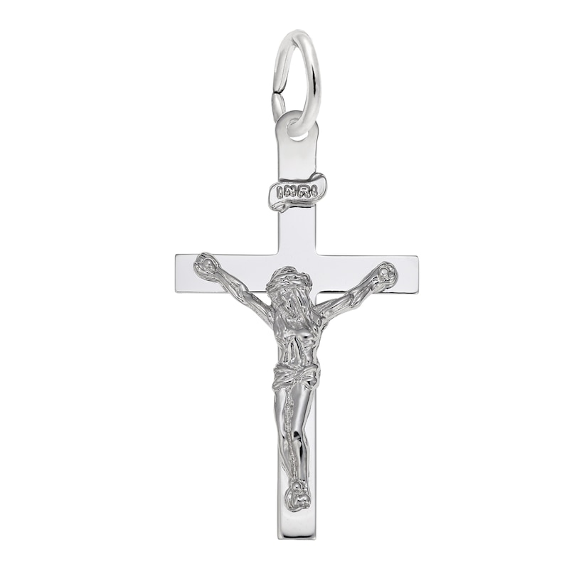 Main Image 1 of Rembrandt Charms® Crucifix in Sterling Silver