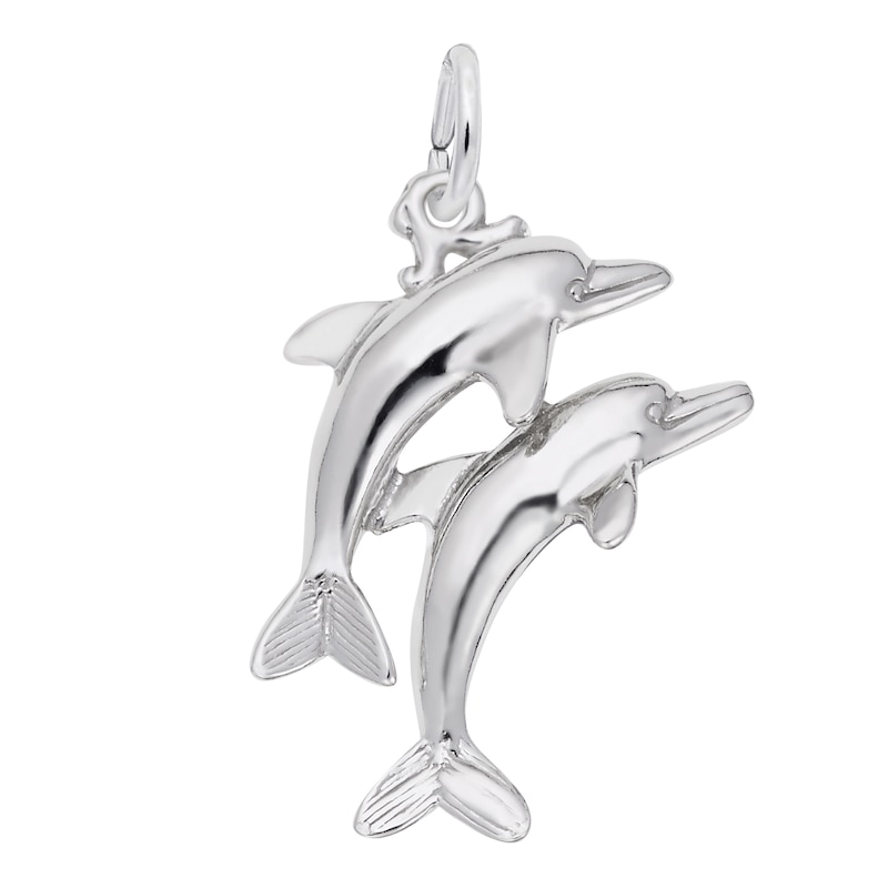 Rembrandt Charms® Dolphins in Sterling Silver