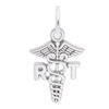 Thumbnail Image 1 of Rembrandt Charms® "RT" Caduceus in Sterling Silver