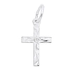 Thumbnail Image 0 of Rembrandt Charms® Textured Cross in Sterling Silver