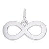 Thumbnail Image 1 of Rembrandt Charms® Sideways Infinity Symbol in Sterling Silver