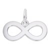 Thumbnail Image 0 of Rembrandt Charms® Sideways Infinity Symbol in Sterling Silver