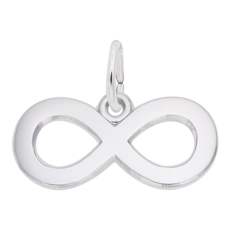 Main Image 1 of Rembrandt Charms® Sideways Infinity Symbol in Sterling Silver