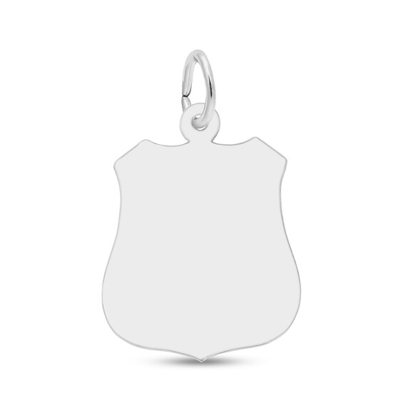 Rembrandt CharmsÂ® Police Badge in Sterling Silver