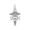 Thumbnail Image 1 of Rembrandt Charms® "DH" Caduceus in Sterling Silver