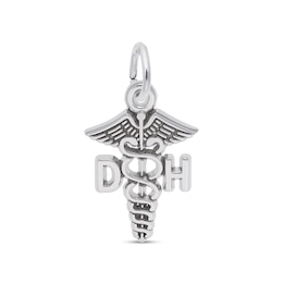 Rembrandt Charms® "DH" Caduceus in Sterling Silver
