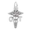 Thumbnail Image 0 of Rembrandt Charms® "OT" Caduceus in Sterling Silver