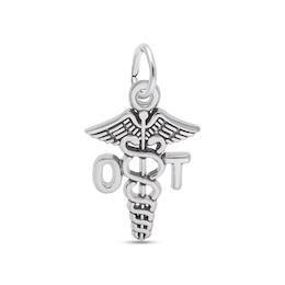 Rembrandt Charms® "OT" Caduceus in Sterling Silver