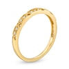 Thumbnail Image 3 of 1/20 CT. T.W. Diamond Vintage-Style Stackable Anniversary Band in 10K Gold
