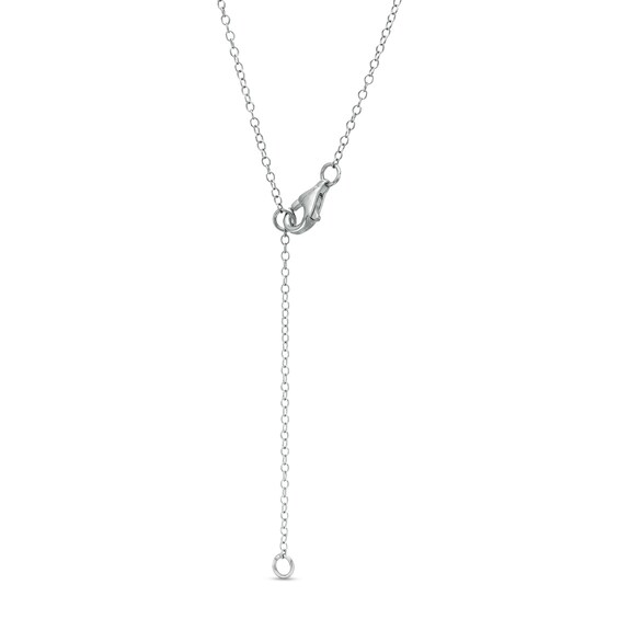 1/3 CT. T.w. Diamond Chevron Necklace in 10K White Gold