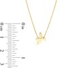 Thumbnail Image 1 of Mini Peeled Banana Necklace in 14K Gold