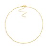 Thumbnail Image 1 of 1.25mm Valentino Chain Choker Necklace in 14K Gold - 16&quot;