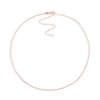 Thumbnail Image 0 of 1.25mm Valentino Chain Choker Necklace in 14K Rose Gold - 16"