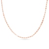 Thumbnail Image 1 of 1.25mm Valentino Chain Choker Necklace in 14K Rose Gold - 16"