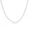Thumbnail Image 2 of 1.7mm Diamond-Cut Forzatina Cable Chain Choker Necklace in 14K White Gold - 16"