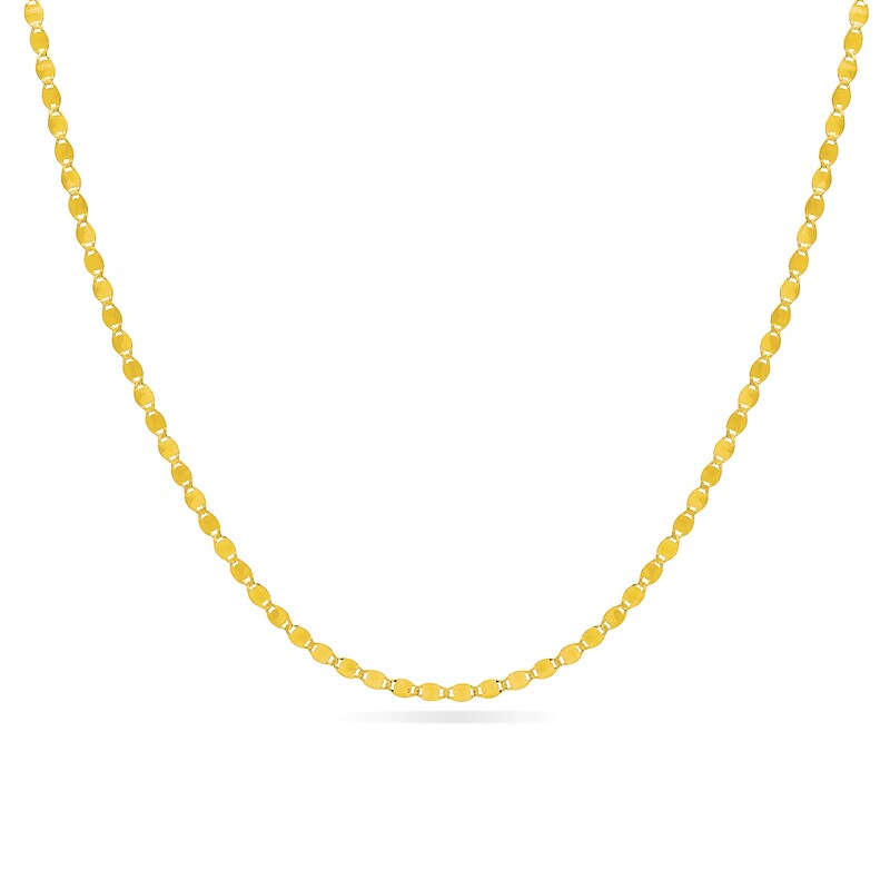 Main Image 2 of 2.7mm Valentino Chain Choker Necklace in 14K Gold - 17"