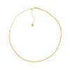 Thumbnail Image 1 of 2.5mm Curb Chain Choker Necklace in 14K Gold - 17"