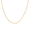 Thumbnail Image 2 of 2.5mm Curb Chain Choker Necklace in 14K Gold - 17"