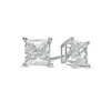 Thumbnail Image 1 of 1-1/2 CT. T.W. Certified Princess-Cut Lab-Grown Diamond Solitaire Stud Earrings in 14K White Gold (F/SI2)