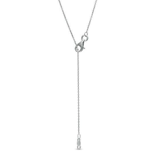 1 CT. Certified Emerald-Cut Lab-Grown Diamond Solitaire Pendant in 14K White Gold (F/Si2)