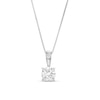 Thumbnail Image 0 of 1 CT. T.W. Diamond Solitaire Pendant in 14K White Gold (J/I3)