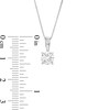 Thumbnail Image 2 of 1 CT. T.W. Diamond Solitaire Pendant in 14K White Gold (J/I3)