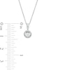 Thumbnail Image 4 of 1/5 CT. T.W. Diamond Solitaire Pendant and Stud Earrings Set in Sterling Silver (J/I3)