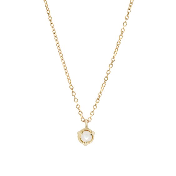 Elliot Young 3.0mm Cultured Freshwater Pearl Pendant in 14K Gold Elliot Young 3.0mm Cultured Freshwater Pearl Pendant in 14K Gold