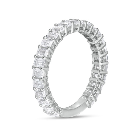 2-1/2 CT. T.w. Certified Emerald-Cut Lab-Grown Diamond Eternity Anniversary Band in 14K White Gold (F/Vs2)