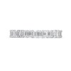 Thumbnail Image 4 of 2-1/2 CT. T.W. Certified Emerald-Cut Lab-Grown Diamond Eternity Anniversary Band in 14K White Gold (F/VS2)