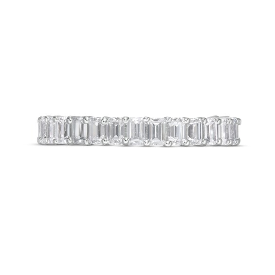 2-1/2 CT. T.w. Certified Emerald-Cut Lab-Grown Diamond Eternity Anniversary Band in 14K White Gold (F/Vs2)