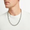 Thumbnail Image 1 of Men's Fancy Link Necklace in Stainless Steel - 24""