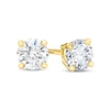 Thumbnail Image 1 of 3/8 CT. T.W. Certified Diamond Solitaire Stud Earrings in 14K Gold (J/VS2)