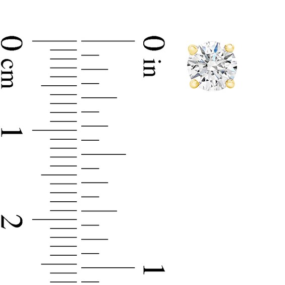 1-1/2 CT. T.w. Certified Diamond Solitaire Stud Earrings in 14K Gold (J/Vs2)