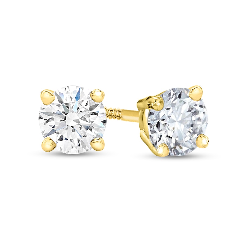 Zales 1 Ct. T.W. Certified Diamond Solitaire Stud Earrings