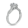 Thumbnail Image 3 of Zales Private Collection 1 CT. T.W. Certified Colorless Emerald-Cut Diamond Frame Engagement Ring in 14K White Gold