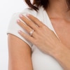 Thumbnail Image 2 of 1 CT. T.W. Princess-Cut Diamond Frame Split Shank Bridal Set in 14K Rose Gold (I/I2)