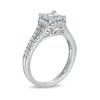 Thumbnail Image 3 of 1-1/2 CT. T.W. Princess-Cut Diamond Frame Split Shank Engagement Ring in 14K White Gold (I/I2)