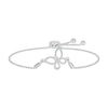 Thumbnail Image 0 of Diamond Accent Butterfly Bolo Bracelet in Sterling Silver – 9.5"