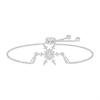 Thumbnail Image 0 of Diamond Accent Snowflake Bolo Bracelet in Sterling Silver – 9.5"