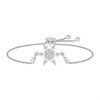 Thumbnail Image 1 of Diamond Accent Snowflake Bolo Bracelet in Sterling Silver – 9.5"